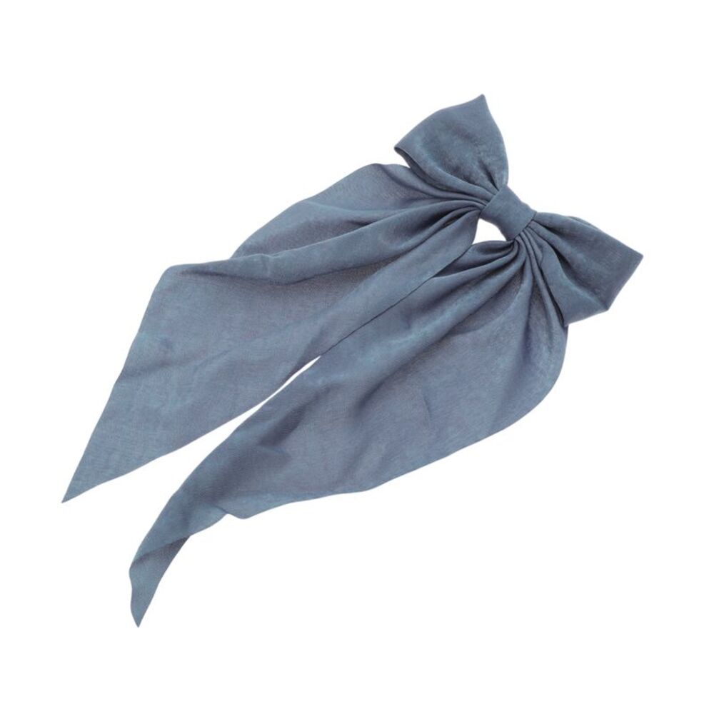 Bow Ribbon Duckbill Hair Clips Hairdo Clip Blue
